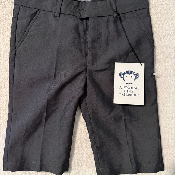 Appaman Other - Appaman Boys Charcoal Gray Dress Suit Shorts - Size 8 NWT